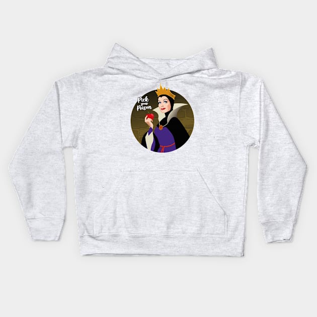 Queen Crawford Kids Hoodie by AlejandroMogolloArt